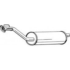 Toba esapamet intermediara Sistem de evacuare a amortizorului OPEL FRONTERA A SPORT 2.0 03.92-10.98 VAUXHALL FRONTERA Mk I (A) Sport (U92), Open Off-Road Vehicle, 03.1992 - 10.1998 Bosal 278-135