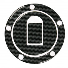 Autocolant protector pentru buson rezervor motocicleta, Carbon, Kawasaki, 5 gauri Autocolant protector pentru buson rezervor motocicleta, Carbon, Kawasaki, 5 gauri