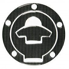 Autocolant protector pentru buson rezervor motocicleta, Carbon, Ducati, 5 gauri Autocolant protector pentru buson rezervor motocicleta, Carbon, Ducati, 5 gauri