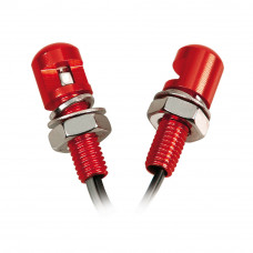 Suruburi M8 cu lumina LED alb 2buc - Rosu Suruburi M8 cu lumina LED alb 2buc - Rosu