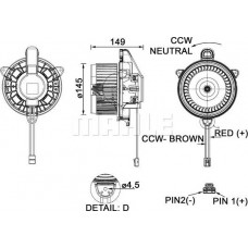 Ventilator. habitaclu Suflanta de aer VOLVO XC40 1.5-Electric 10.17- VOLVO XC40 (536), Crossover, 10.2017 - MAHLE AB 277 000P Ventilator. habitaclu Suflanta de aer VOLVO XC40 1.5-Electric 10.17- VOLVO XC40 (536), Crossover, 10.2017 - MAHLE AB 277 000P