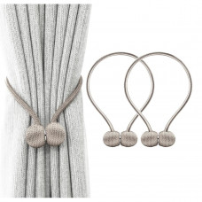 Bratara magnetica de prindere perdele/draperii, model BEIGE BALLS Bratara magnetica de prindere perdele/draperii, model BEIGE BALLS