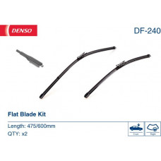 Lamela stergator Wiper blade jointless front with spoiler 2pcs 600-475mm MERCEDES A W176 B SPORTS TOURER W246 W242 CLA C11 BMW 3 (G20, G80), Sedan, 11.2018 - Denso DF-240 Lamela stergator Wiper blade jointless front with spoiler 2pcs 600-475mm MERCEDES A W176 B SPORTS TOURER W246 W242 CLA C11 BMW 3 (G20, G80), Sedan, 11.2018 - Denso DF-240