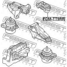Tampon motor FORD TRANSIT V363 (FED, FFD), Cadru de sprijin, 08.2013 - Febest FDM-TT9RR Tampon motor FORD TRANSIT V363 (FED, FFD), Cadru de sprijin, 08.2013 - Febest FDM-TT9RR