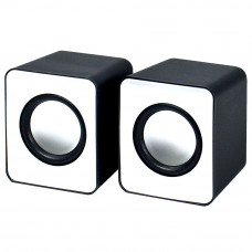 Boxe Stereo 2.0 cu conectare USB & Jack, putere 2 x 3W, culoare alba Boxe Stereo 2.0 cu conectare USB & Jack, putere 2 x 3W, culoare alba