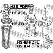 Rulment sarcina amortizor HONDA CIVIC (EP3), Compartiment, 09.2005 - 12.2011 Febest HB-FD Rulment sarcina amortizor HONDA CIVIC (EP3), Compartiment, 09.2005 - 12.2011 Febest HB-FD