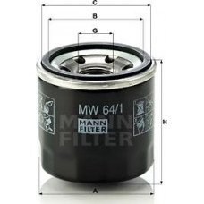 Filtru ulei HONDA MOTORCYCLES NC INTEGRA, 12.2011 - Mann-Filter MW 64/1 Filtru ulei HONDA MOTORCYCLES NC INTEGRA, 12.2011 - Mann-Filter MW 64/1