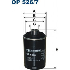 Filtru ulei AUDI A3 A4 ALLROAD B8 A4 B8 A5 A6 C7 A8 D4 Q3 Q5 TT SEAT ALHAMBRA ALTEA ALTEA XL EXEO EXEO ST LEON TOLEDO III SKODA AUDI Q3 (8UB, 8UG), Crossover, 06.2011 - 10.2018 Filtron OP526/7