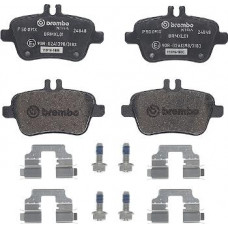 Placute de frana - Tuning Brake pads - tuning XTRA rear road approval. Yes MERCEDES A W176 B SPORTS TOURER W246 W242 CLA C MERCEDES-BENZ SLC (R172), Sabrioleta, 01.2016 - Brembo P 50 091X