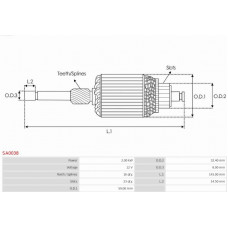 Armatura,demaror AS-PL SA0038