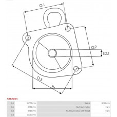 Capac soc,carburator AS-PL SBR5003