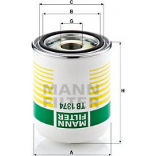 Element filtrant uscator aer. compresor Cartus cu uscator de aer cartus de desicator M39x15mm dreapta fata-verso presiune 13bar MAN F2000 (T07 / T07 26.3 6X2 O O), 01.1994 - Mann-Filter TB 1374 x Element filtrant uscator aer. compresor Cartus cu uscator de aer cartus de desicator M39x15mm dreapta fata-verso presiune 13bar MAN F2000 (T07 / T07 26.3 6X2 O O), 01.1994 - Mann-Filter TB 1374 x