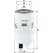 Filtru combustibil AMMANN AV HYSTER H YALE G GP 4BT3.3 Mann-Filter WK 9040