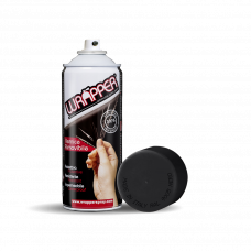 Vopsea spray cauciucata Wrapper 400ml - Negru mat - RAL9005 Vopsea spray cauciucata Wrapper 400ml - Negru mat - RAL9005
