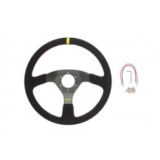 Echipament interior Kierownica RRS VELOCE srednica 350mm plaska zamszowa 3 ramiona RRS RRS0029 Echipament interior Kierownica RRS VELOCE srednica 350mm plaska zamszowa 3 ramiona RRS RRS0029