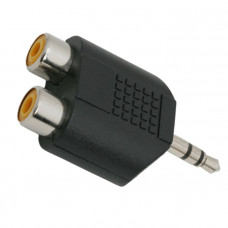 Adaptoare-Y RCA / JACK2 x soclu RCA-3,5 fisa st. JACK Adaptoare-Y RCA / JACK2 x soclu RCA-3,5 fisa st. JACK