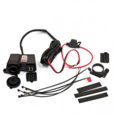 Adaptor bricheta USB Gniazdo zapalniczki DC 12-24V; DC 5V/2.1A (cable length: 1.5 m; Motorcycle; USB additional socket) 4RIDE ROZ000006 Adaptor bricheta USB Gniazdo zapalniczki DC 12-24V; DC 5V/2.1A (cable length: 1.5 m; Motorcycle; USB additional socket) 4RIDE ROZ000006