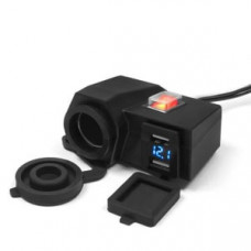 Adaptor bricheta USB Gniazdo zapalniczki DC 12-24V; DC 5V/3.1A (Motorcycle; USB additional socket; with a switch) 4RIDE ROZ000015 Adaptor bricheta USB Gniazdo zapalniczki DC 12-24V; DC 5V/3.1A (Motorcycle; USB additional socket; with a switch) 4RIDE ROZ000015