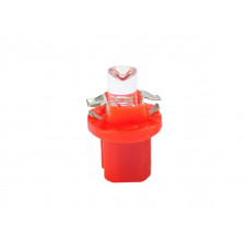 Bec incandescent LED light bulb LED 2pcs B8.5D 12V max. 04W light colour red socket type B85D no road approval for vehicles without CAN-Bus M-TECH LB004R Bec incandescent LED light bulb LED 2pcs B8.5D 12V max. 04W light colour red socket type B85D no road approval for vehicles without CAN-Bus M-TECH LB004R