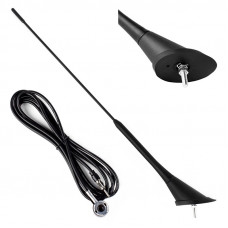 Antena auto 40cm adaptor de 5 mm cablu de 3m ANT07