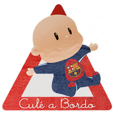 Autocolant Baby on board FC Barcelona 1buc Autocolant Baby on board FC Barcelona 1buc