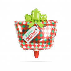 Baloane de Crăciun - cadou - aluminiu - 30 x 18 cm Baloane de Crăciun - cadou - aluminiu - 30 x 18 cm