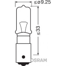 Bec Camion 24V H21W Original Set 10 Buc Osram ams-OSRAM CO64138