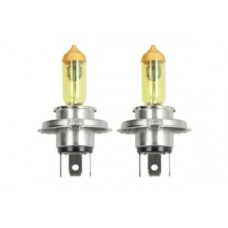 Bec halogen, 2pcs, H4, Retro, 12V, max. 60W, light colour yellow, max. 2700K, socket type P43T, uz pe circuit, contains 2 cores - M-TECH PTZRT4-DUO