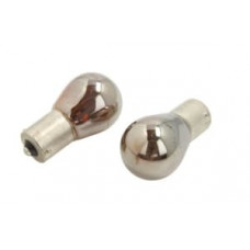 Bec halogen, 2pcs, PY21W, Chrome, 12V, max. 21W, light colour amber, socket type BAU15S, uz pe circuit, contains 2 cores - M-TECH PTZCH36-02B