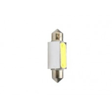 Bec LED, 1pcs, C5W, 12V, max. 1,5W, light colour white, socket type SV8,5-8, length: 36mm, uz pe circuit, for vehicles without CAN-Bus - M-TECH LB080W