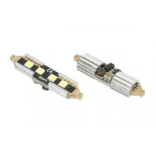 Bec LED, 2pcs, C5W, 12V, max. 2W, light colour white, socket type SV8,5-8, length: 36mm, uz pe circuit - M-TECH LB350W