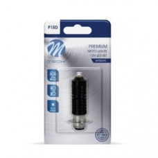 Bec LED (blister pack 1pcs) P15D 12V 15W, uz pe circuit, P15D, for vehicles without CAN-Bus, white - M-TECH LB571W-01B