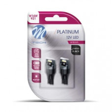 Bec LED (blister pack 1pcs) W16W 12V, uz pe circuit, T15, for vehicles without CAN-Bus Platinum, white - M-TECH LB841W-02B