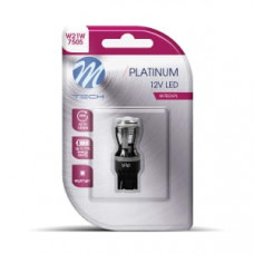 Bec LED (blister pack 1pcs) WR21W 12/24V 3,9W, uz pe circuit, for vehicles with CAN-Bus, red - M-TECH LB822R-01B