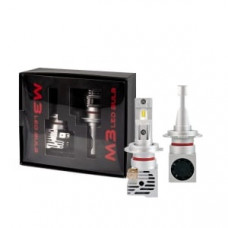 Bec LED (Set 2pcs) H7 12/24V 50W, uz pe circuit, for vehicles without CAN-Bus, white 6500K - M-TECH LSAL7 Bec LED (Set 2pcs) H7 12/24V 50W, uz pe circuit, for vehicles without CAN-Bus, white 6500K - M-TECH LSAL7