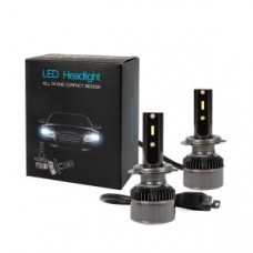 Bec LED (Set 2pcs) H7 12/24V 54W, uz pe circuit, for vehicles without CAN-Bus, white 6500K - M-TECH LSF7 Bec LED (Set 2pcs) H7 12/24V 54W, uz pe circuit, for vehicles without CAN-Bus, white 6500K - M-TECH LSF7