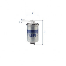 Filtru combustibil Fuel filter SEAT IBIZA IV SC IBIZA IV ST SKODA FABIA II RAPID VW POLO POLO V 1.2D/1.4D/1.6D 05.09- UFI 24.022.00 Filtru combustibil Fuel filter SEAT IBIZA IV SC IBIZA IV ST SKODA FABIA II RAPID VW POLO POLO V 1.2D/1.4D/1.6D 05.09- UFI 24.022.00