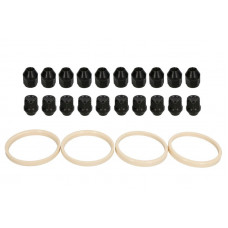 Trusa de montare a jantei de aliaj Fitting kit O 76x671 BLACK N M12x15 K21 CLOSED H29 1 kit / 4 wheels - B/N qty 20 MAK MAK 8000000212 Trusa de montare a jantei de aliaj Fitting kit O 76x671 BLACK N M12x15 K21 CLOSED H29 1 kit / 4 wheels - B/N qty 20 MAK MAK 8000000212