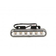 Girofar Rotating beacon orange 12/24V LED LED horizontal fixing for mounting on vertical surfaces VIGNAL VALD14190