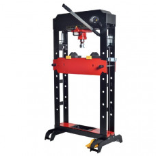 Presa pneumatica-hidraulica Hydraulic-pneumatic press load: 20 t welded construction moving cylinder cylinder stroke: 220 mm 2-speed pump foot-operated MANOMETER manual PROFITOOL 0XPTHASP020HA-PRO Presa pneumatica-hidraulica Hydraulic-pneumatic press load: 20 t welded construction moving cylinder cylinder stroke: 220 mm 2-speed pump foot-operated MANOMETER manual PROFITOOL 0XPTHASP020HA-PRO
