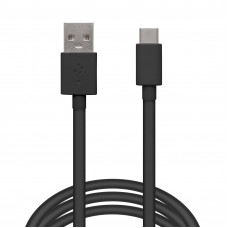 Cablu de date - USB Tip-C - negru - 2m Cablu de date - USB Tip-C - negru - 2m