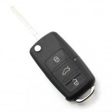 Carcasă cheie tip briceag cu 3 butoane - Volkswagen - CARGUARD Carcasă cheie tip briceag cu 3 butoane - Volkswagen - CARGUARD