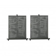 Jaluzele auto retractabile negre set 2 buc x 45cm latime Jaluzele auto retractabile negre set 2 buc x 45cm latime