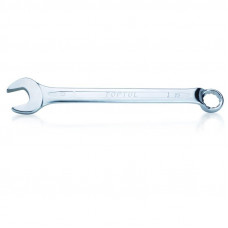 Cheie combinata, decalaj, 15 75, dimensiune: 18 mm, marime: 18, lungime: 235mm, finisaj: satin cromat - TOPTUL AAEN1818 Cheie combinata, decalaj, 15 75, dimensiune: 18 mm, marime: 18, lungime: 235mm, finisaj: satin cromat - TOPTUL AAEN1818