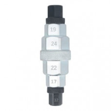 Cheie roti colour: silver, for motorycle wheels size 12; 14; 17; 19; 22; 24mm OXFORD OX782 Cheie roti colour: silver, for motorycle wheels size 12; 14; 17; 19; 22; 24mm OXFORD OX782