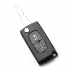 Citroen / Peugeot 406 - Carcasa tip cheie briceag cu 2 butoane, lama NE78-SH2 cu suport baterie Citroen / Peugeot 406 - Carcasa tip cheie briceag cu 2 butoane, lama NE78-SH2 cu suport baterie