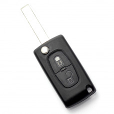 Citroen / Peugeot 407 - Carcasa tip cheie briceag cu 2 butoane, lama HU83-SH2 fara suport baterie Citroen / Peugeot 407 - Carcasa tip cheie briceag cu 2 butoane, lama HU83-SH2 fara suport baterie