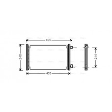 Condensator, climatizare A/C condenser FIAT SEICENTO / 600 0.9/1.1/Electric 11.97-01.10 AVA COOLING FT5223 AVA Condensator, climatizare A/C condenser FIAT SEICENTO / 600 0.9/1.1/Electric 11.97-01.10 AVA COOLING FT5223 AVA