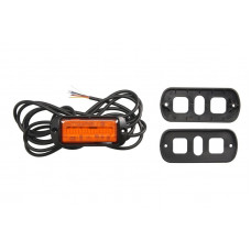 Girofar Rotating beacon orange 12/24V LED rigid fitting 2-point assembly no of programs: 2 synchronized flash wire 3m WAS 1468 W217 Girofar Rotating beacon orange 12/24V LED rigid fitting 2-point assembly no of programs: 2 synchronized flash wire 3m WAS 1468 W217