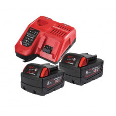 Acumulatori Battery set of 18V 5Ah number of batteries: 2pcs Li-Ion M12-18 FC MILWAUKEE 4932479831 Acumulatori Battery set of 18V 5Ah number of batteries: 2pcs Li-Ion M12-18 FC MILWAUKEE 4932479831